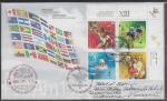 1801-1804 Pan Am Games 1999 signed OFDC launch cachet
