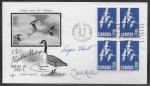 415 Canada Geese signed RoseCraft cachet