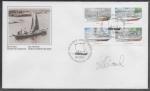 1266-1269 Small Craft_Work Boats signed OFDC cachet