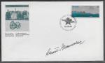 1015 St Lawrence Seaway signed OFDC cachet