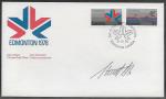 757-758 XI Commonwealth Games signed OFDC cachet