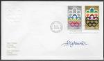 623-624 Montreal Olympic Games Logo signed OFDC cachet