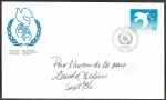 1110 Int'l Year of Peace signed OFDC cachet