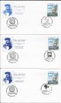 1999 Fredericton Royale blue cachet 1779 non-fdc 3 days cancels